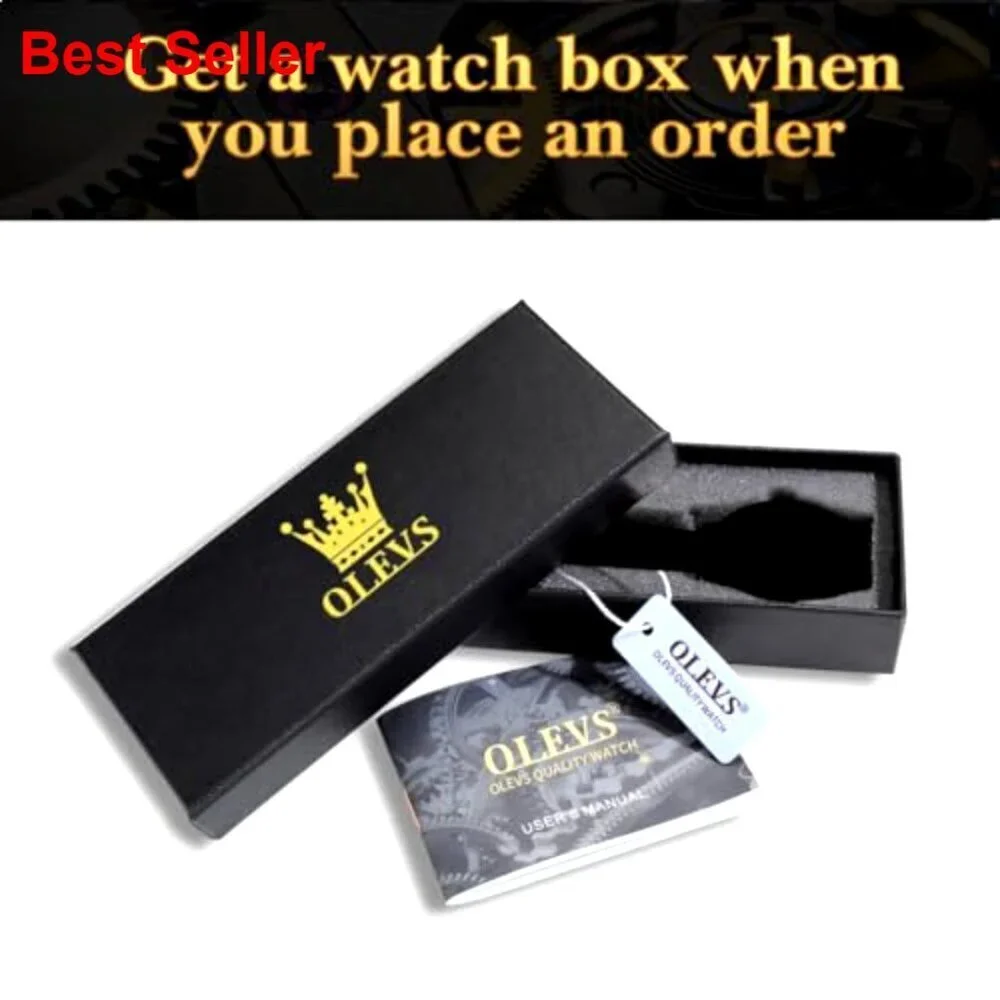 Stainless Steel Waterproof Watch with Date Luminous Dial
